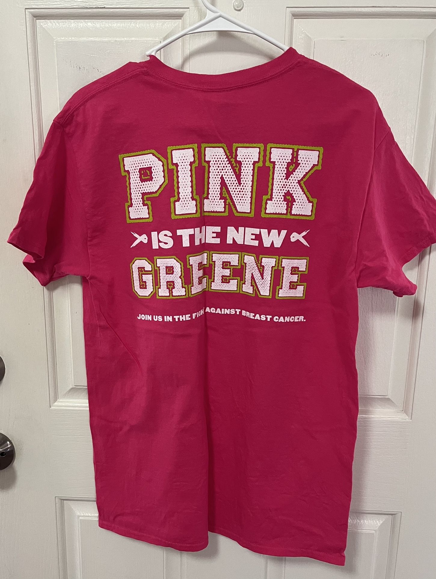 The Greene Turtle Pink Ribbon T-Shirt Medium