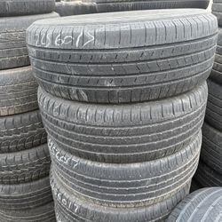 225-60-17 4 Used Tires Good Tread Free Install And Balance $160