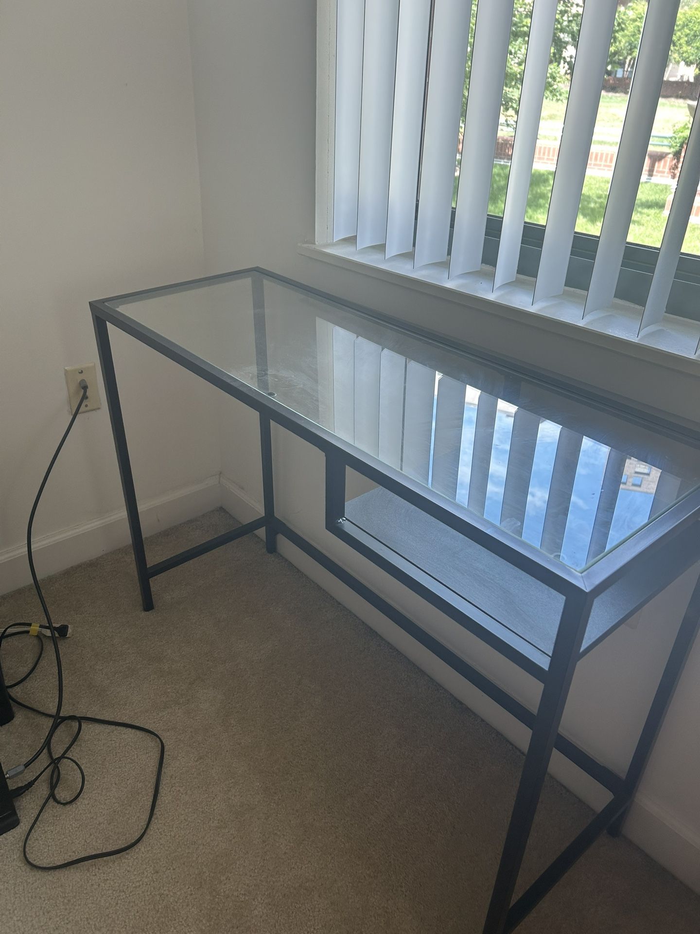 Glasstop Console Table