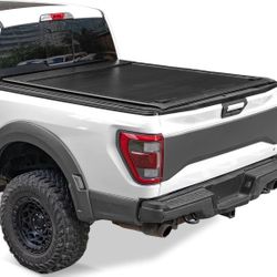  6.5ft Retractable Tonneau Cover for 2022-26 Toyota Tundra with Deck Rail System Open box  Retractable Tonneau Cover Compatible with 2022 202