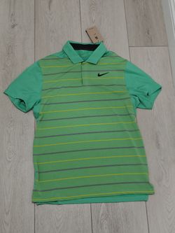 NEW Nike Tiger Woods Golf Polo Size Small Green 