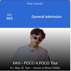 Xavi - Poco A Poco Tour