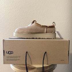 UGG Women’s Tasman Crafted Regenerate Slip-On Slippers Suede Size 4½ Sand 