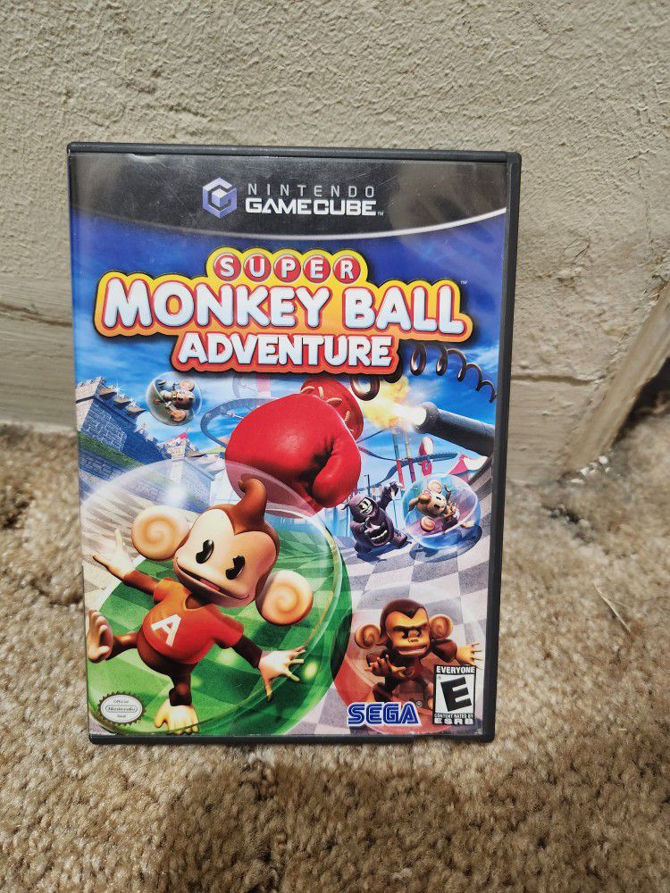 Super Monkey Ball Adventure (Nintendo GameCube By Sega, 2006)