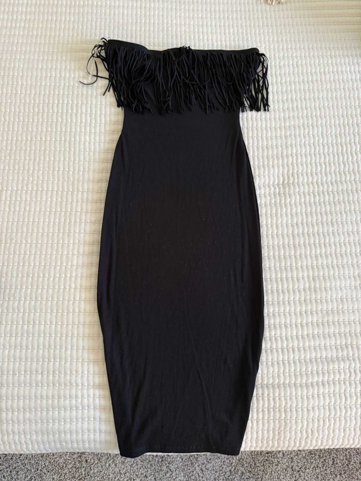 Black Strapless Dress