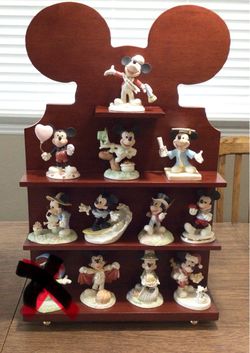 Lenox Walt Disney Mickey Mouse Showcase For All Seasons 11 Figurines …$50 Each