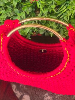 Cartera tejida a Crochet