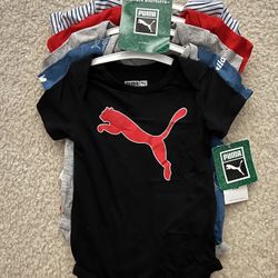 Puma 5 Pack Bodysuit -  New 
