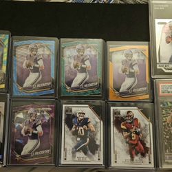 NFL PRIZM  - JJ McCarthy Drake Maye VW  JD5 NIX 