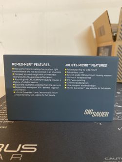 Sig Sauer Combo Kit SORJ72001- Romeo-MSR & Juliet3-Micro for