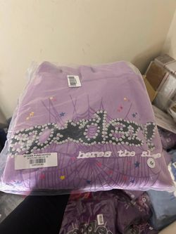 Spider hoodie (purple)