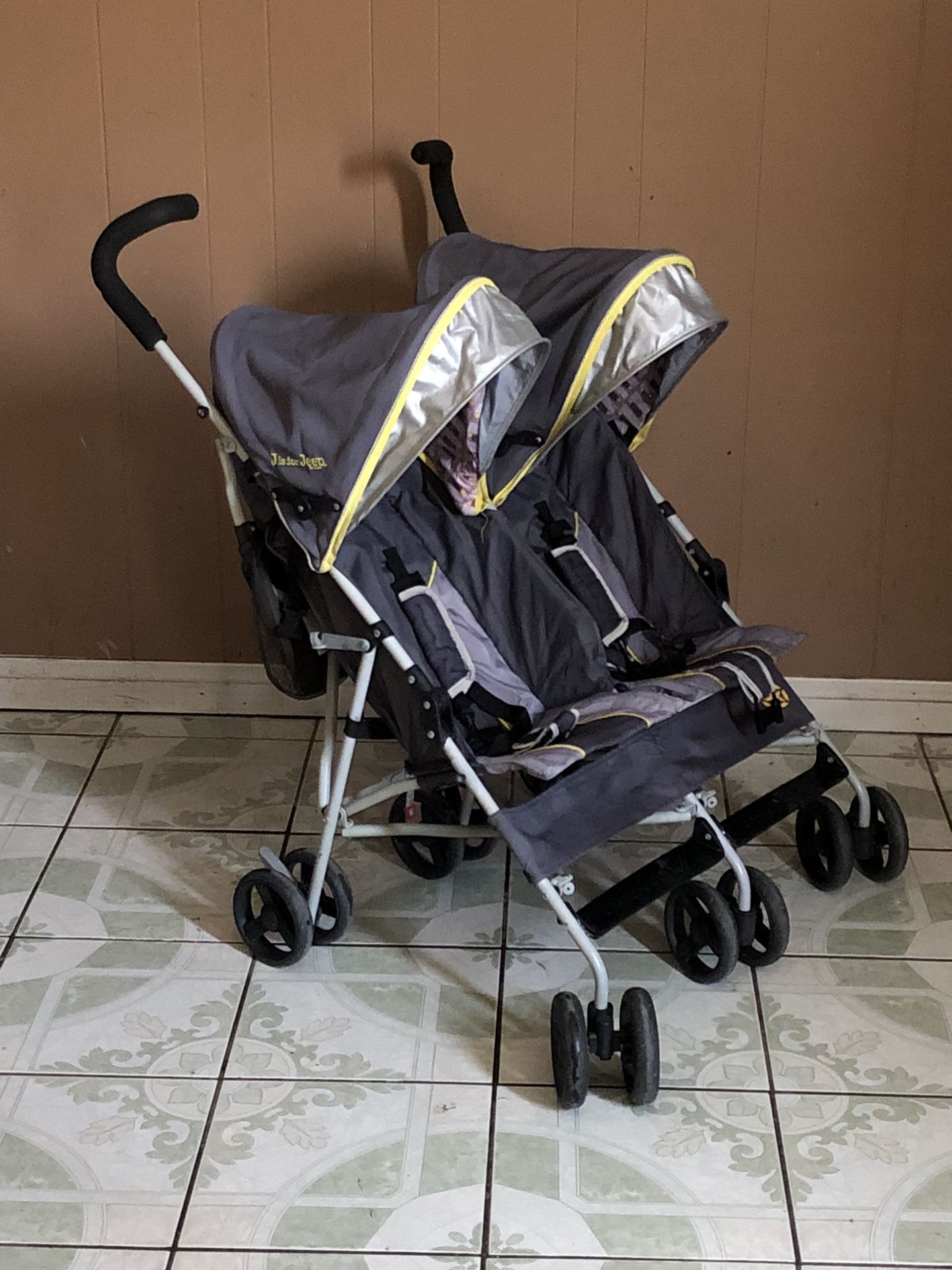 JEEP DOUBLE STROLLER!!!