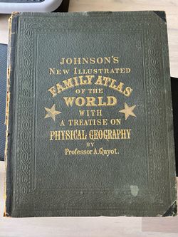 Johnson’s family atlas of the world 1860
