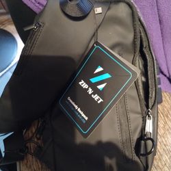 Zip And Jet Cross Body Backpack