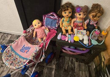 Baby Alive Carriage, Dolls, & Accessories