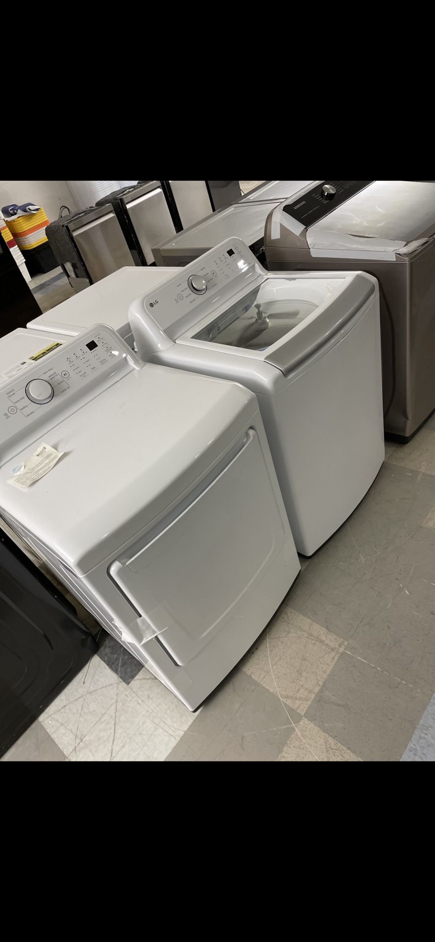 Lg Top Load Washer And Gas Dryer Brand New 