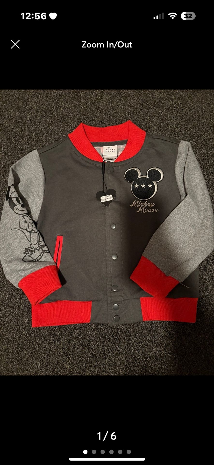 Nova kids Mickey Mouse Bomber Jacket