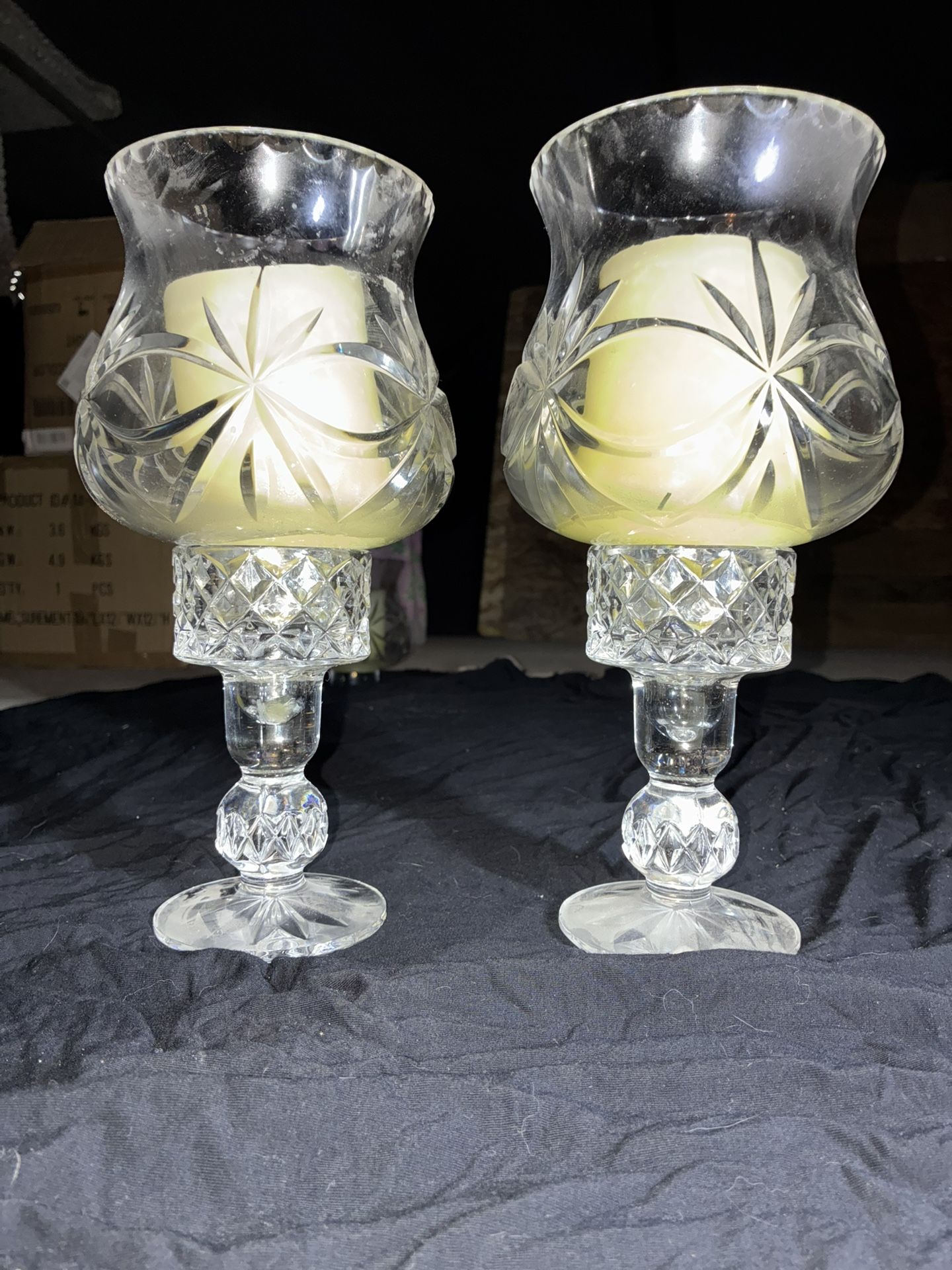 100% Crystal Candle Holder