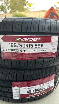 195/50/15 2 new tires
