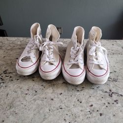 White Converse 