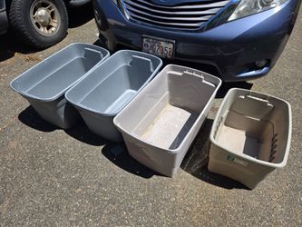 Free totes! NO LIDS!