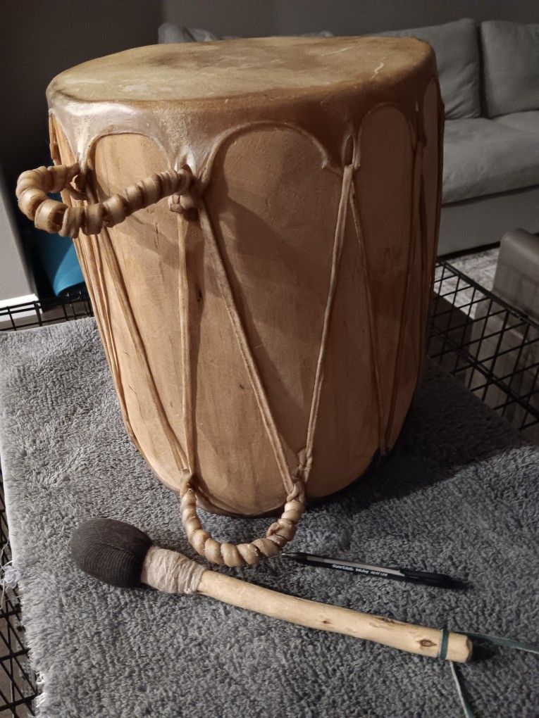 Real Leather Drum