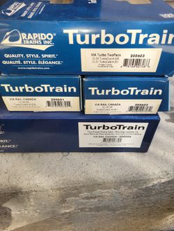 HO Scale Rapido TurboTrain VIA Rail