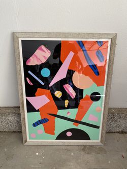 Abstract Art Print Framed