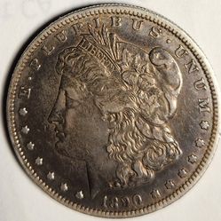 1890 O Morgan Silver Dollar