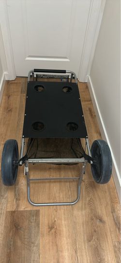 Beach Cart with Large Wheels and Cup Holders
