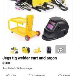 Jegs Tig Welder With An Argon tank 