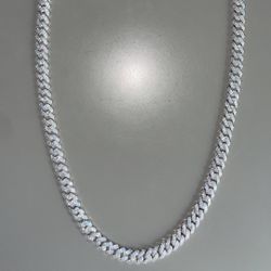 10mm 24 Inch VVS1 Moissanite Cuban Chain (Passes Diamond Tester)