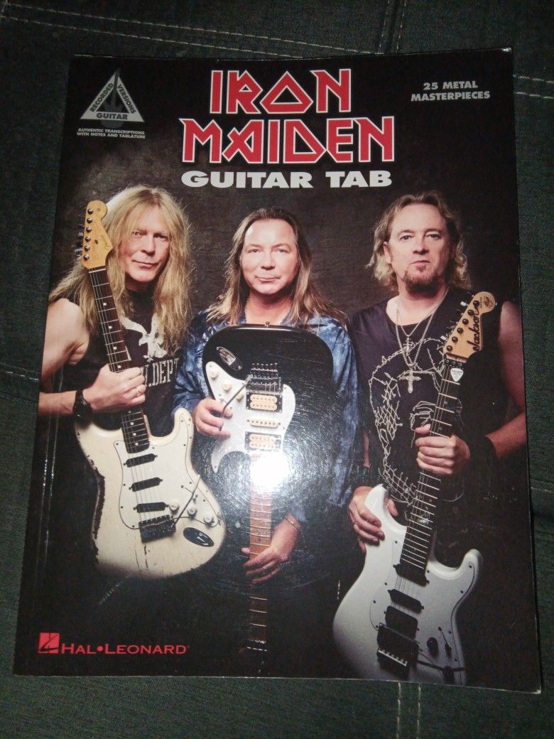 Hal Leonard Iron Maiden Guitar Tab Guitar Recorded Version Sftcvr by Iron Maiden