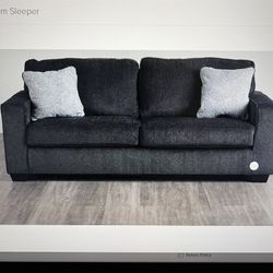 Altari Dark Gray Micro Memory Foam Sleeper Queen.