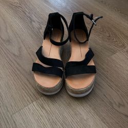 Dolce Vita Black Espadrilles- Women’s Size 6