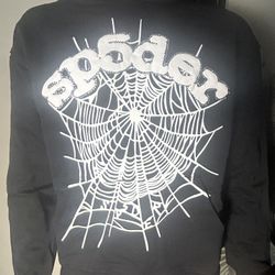 Sp5der OG Web Hoodie ‘Black’ Men’s Sz Small