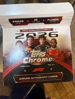 2026 F1 Topps chrome Mega box