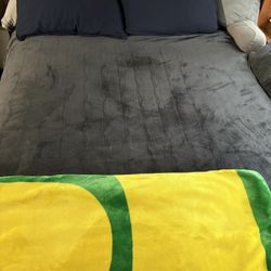 Queen Bed Frame & Mattress