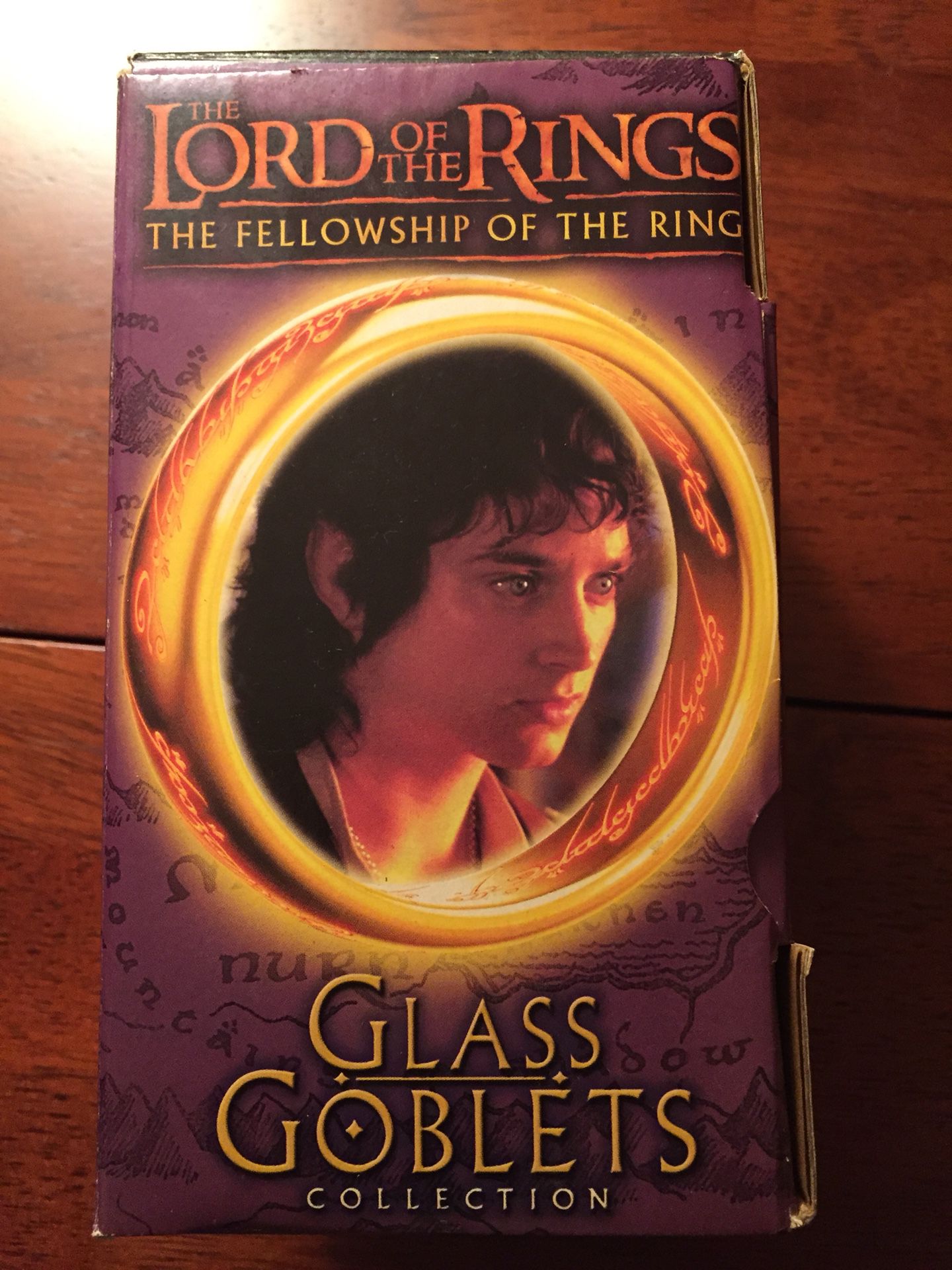 Lord of the Rings Frodo glass goblet, new in Box