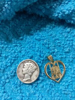 Tweety Bird pendant 14k gold