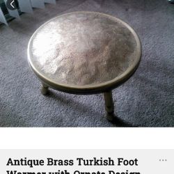 Antique Brass For Warmer