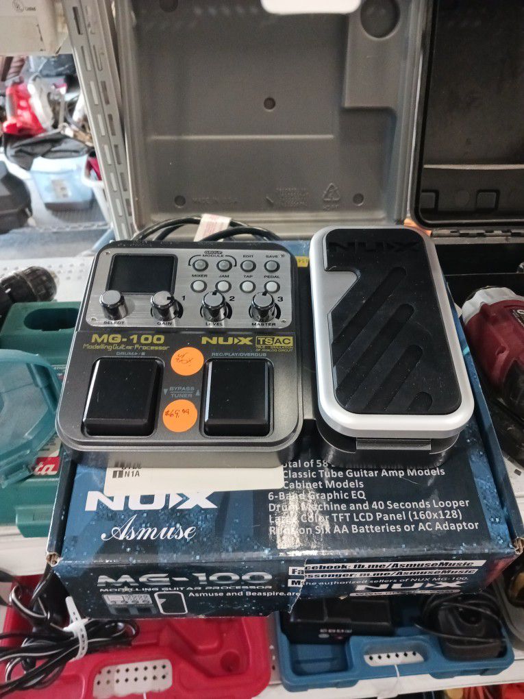 Nux Mg-100 Modelling Guitar Processor Pedal