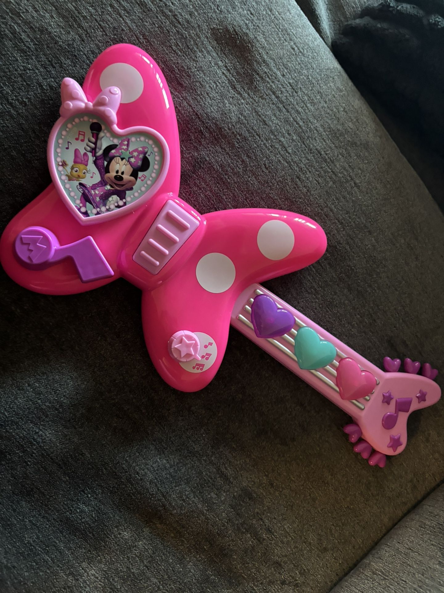 Minnie Mouse Guitar Toddler Kids Play Toy with Music