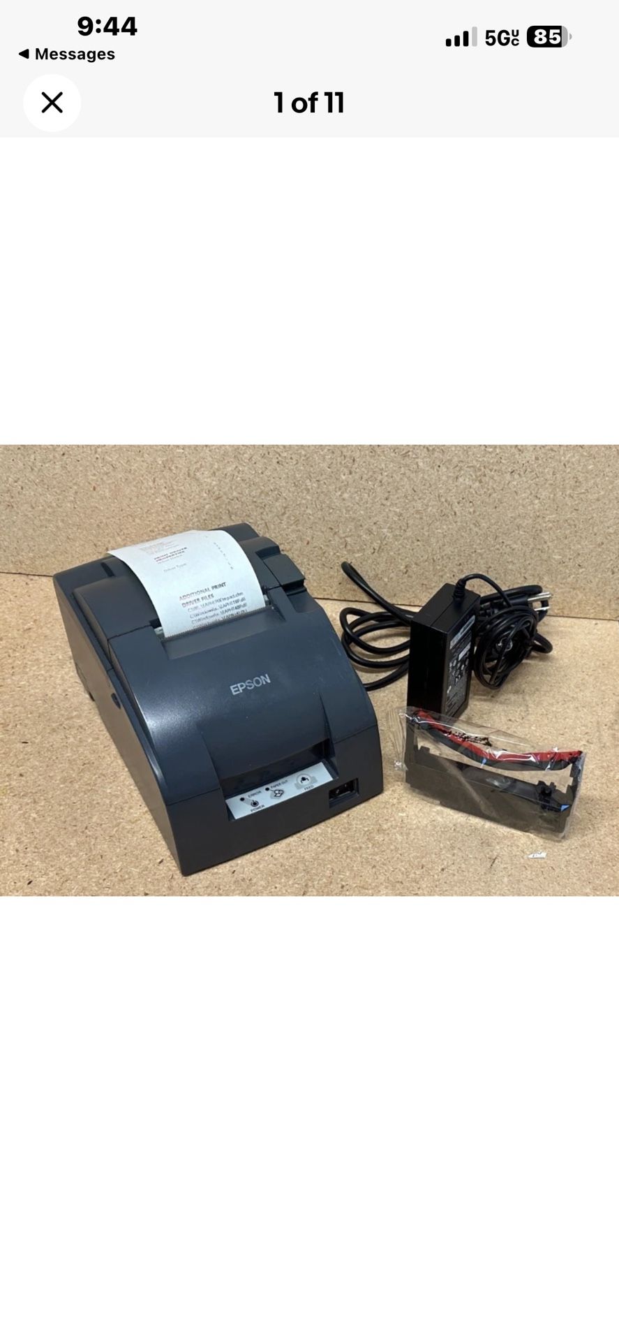 Epson TM-U220B M188B POS Kitchen Receipt Printer Network (Ethernet) Complete