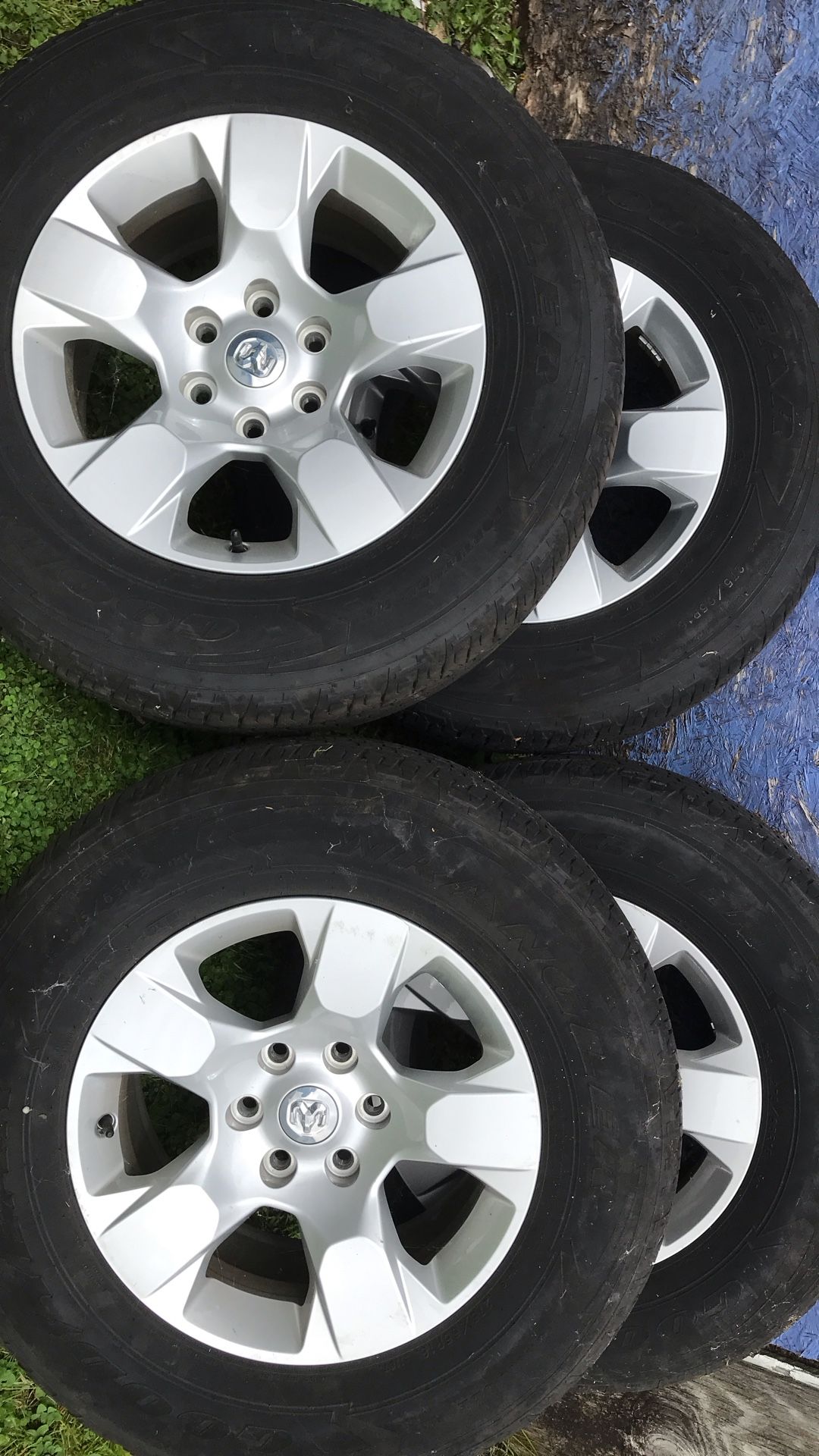 Winters Coming Get Your Dodge Ram 1500 Tires And Rims  265 75 R18