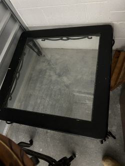 Outdoor Glass Table 