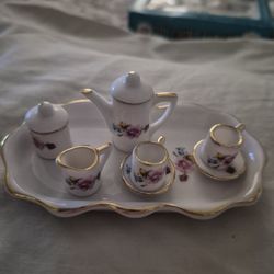 TINY VINTAGE CHINA TEASET