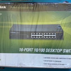 D-Link DSS-16+ 16-Port 10/100 Desktop Switch