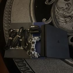 Brand New PS4 With Camouflage Controller And Cords Box Comes With It