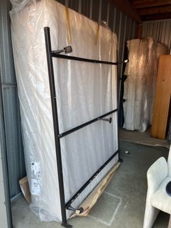 Free like new queen, size mattress, boxspring, and frame